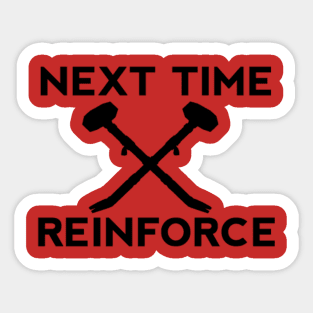 Sledge "Reinforce" Design Sticker